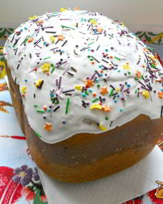 Кекс-кулич на топленом молоке в хлебопечке