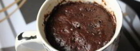 кекс в микроволновке без яиц. Шаг 8