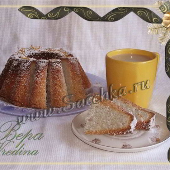 Рецепт кекса заварного