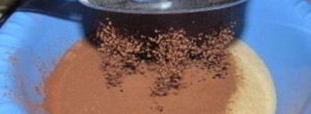 кекс зебра на сметане. Шаг 9