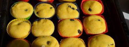 кексы с изюмом на пасху. Шаг 22