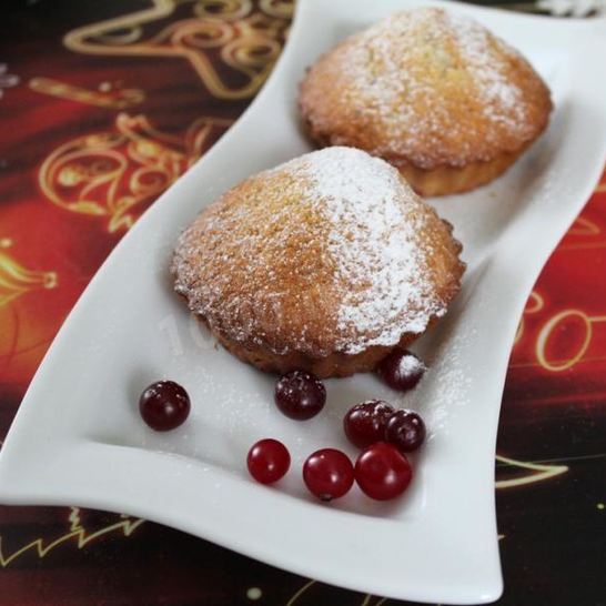 Рецепт клюквенных кексов