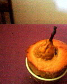 Кофейные кексы с грушами