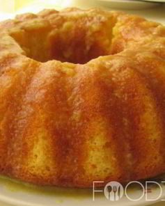 Лимонно-творожный кекс