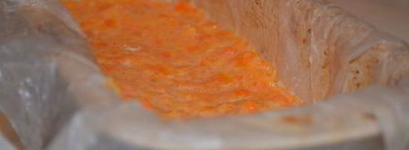 овощной кекс с красивым разрезом. Шаг 4