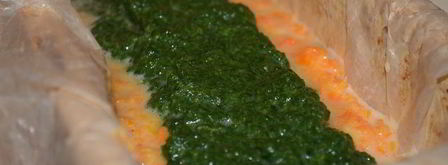 овощной кекс с красивым разрезом. Шаг 5