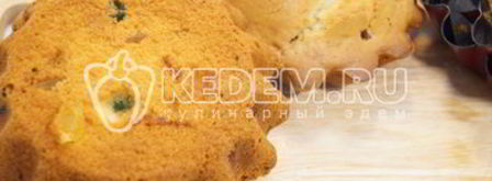 пасхальные кексы с цукатами. Шаг 6