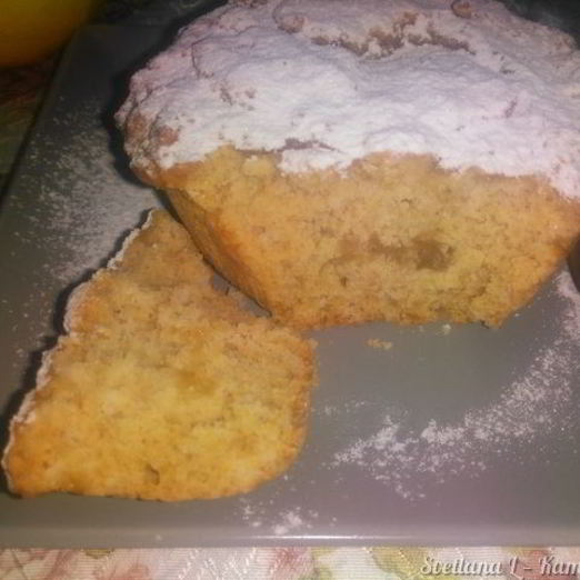 Рисовый кекс с лимонной начинкой