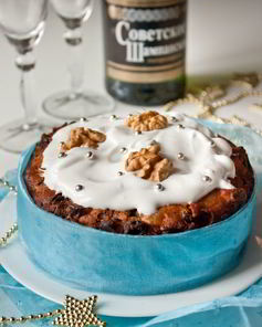 Рождественский фруктовый кекс