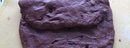 шоколадно-творожный штоллен с марципаном. Шаг 15