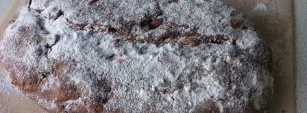 шоколадно-творожный штоллен с марципаном. Шаг 20