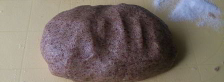 шоколадно-творожный штоллен с марципаном. Шаг 3