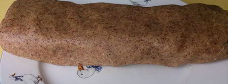 шоколадно-творожный штоллен с марципаном. Шаг 4