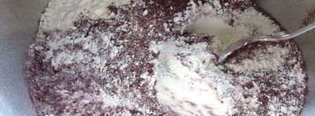 шоколадно-творожный штоллен с марципаном. Шаг 6