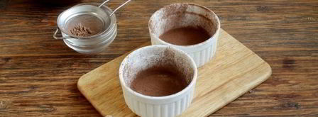 шоколадный фондан с мороженым. Шаг 8