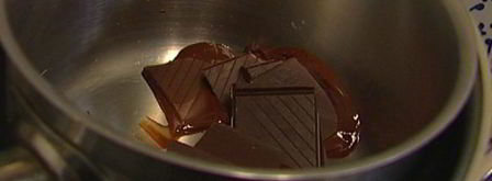 шоколадный фондан. Шаг 4