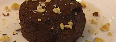 шоколадный фондан. Шаг 8