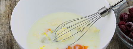 шоколадный кекс с малиной. Шаг 2