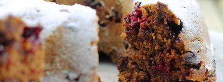 шоколадный кекс с малиной. Шаг 13