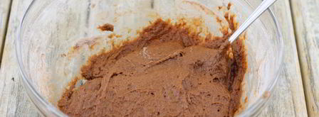 шоколадный кекс с малиной. Шаг 6