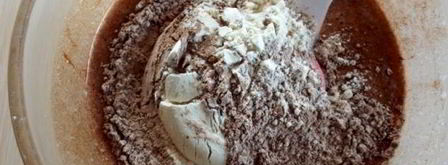 шоколадные кексы со сгущенкой. Шаг 6