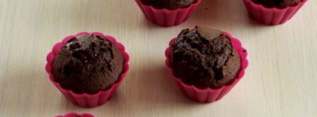 шоколадные кексы со сгущенкой. Шаг 10