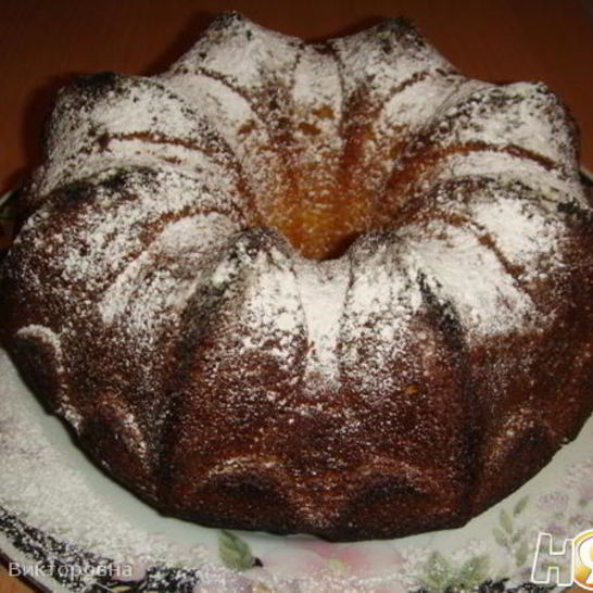 Рецепт сметанного кекса со сгущенным молоком