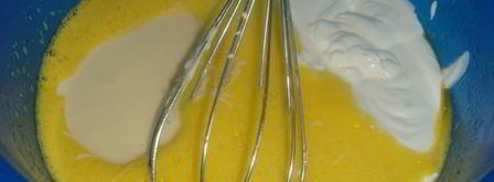 сметанный кекс со сгущенным молоком. Шаг 2