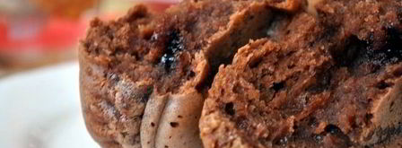 творожно-шоколадные кексы с шоколадными конфетами. Шаг 3