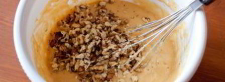 тыквенно-банановый кекс с орехами. Шаг 3