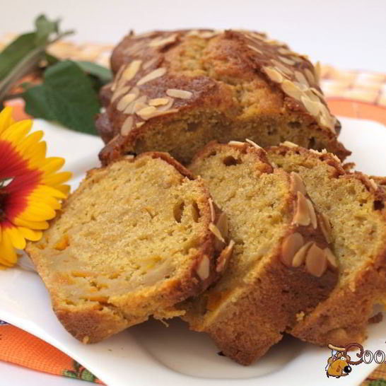 Рецепт тыквенного кекса с ликером и миндалем