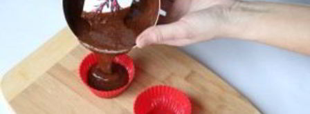 вкуснейший шоколадный фондан. Шаг 4