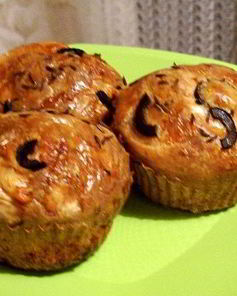 Воздушные сырные кексы на творожном тесте