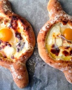 Хачапури по аджарски без дрожжей