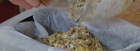 банановый хлеб с шоколадом и орехами. Шаг 9