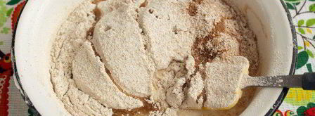 батон цельнозерновой с отрубями. Шаг 2