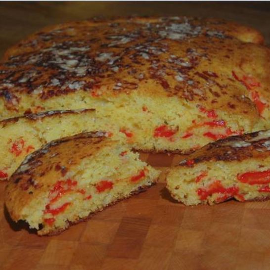 Рецепт домашнего хлеба на кефире с запеченным перцем и медом