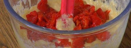 домашний хлеб на кефире с запеченным перцем и медом. Шаг 6