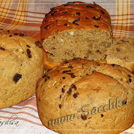 Рецепт грибного хлеба с чесноком