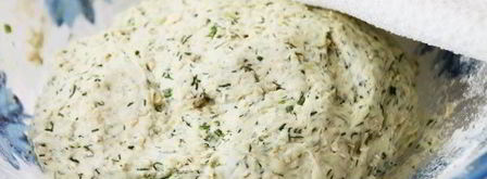 хлеб из овсяных хлопьев с зеленью. Шаг 5