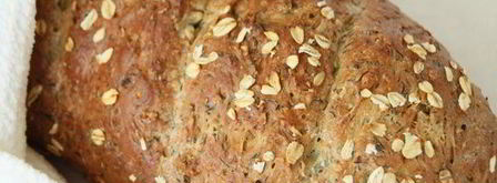 хлеб из овсяных хлопьев с зеленью. Шаг 7