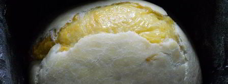 хлеб на рассоле с сыром и чесноком в хлебопечке. Шаг 6