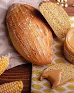 Кукурузный хлеб на закваске