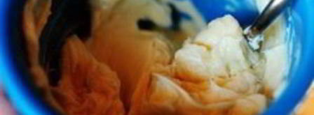 кукурузный мини-хлеб с клюквой и орехами. Шаг 7