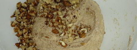 пшенично-гречневый хлеб с грецкими орехами. Шаг 7