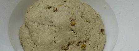 пшенично-гречневый хлеб с грецкими орехами. Шаг 8