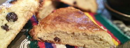 сконы с белым шоколадом и вяленой вишней. Шаг 11