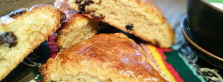 сконы с белым шоколадом и вяленой вишней. Шаг 10