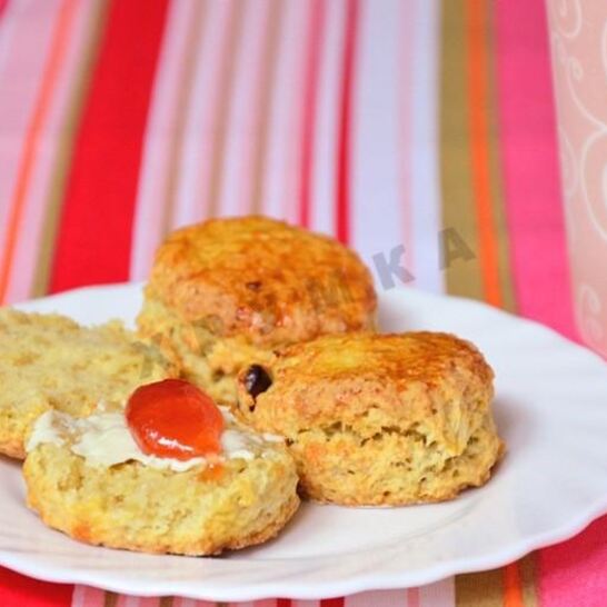 Рецепт сконов с отварным картофелем