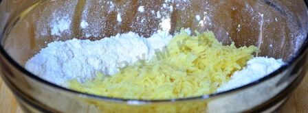 сконы с отварным картофелем. Шаг 4